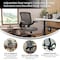 Flash Furniture Drafting Chair Dark Gray Mesh Drafting Chair, Mesh, Dark Gray BL-ZP-8805D-DKGY-GG - alternate 5